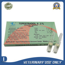 Drogue vétérinaire d&#39;injection de benzoate d&#39;estradiol (4 mg / 2 ml)